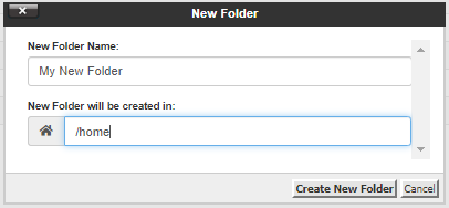 Create Folder cPanel