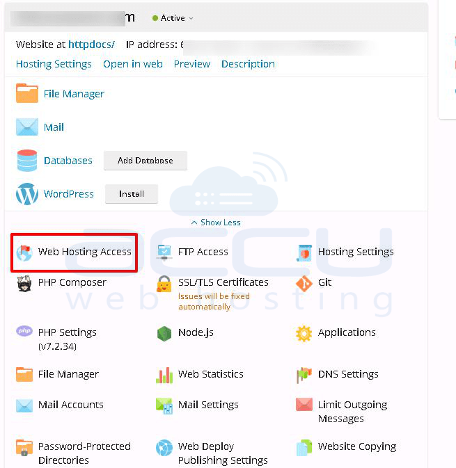 web-hosting-access