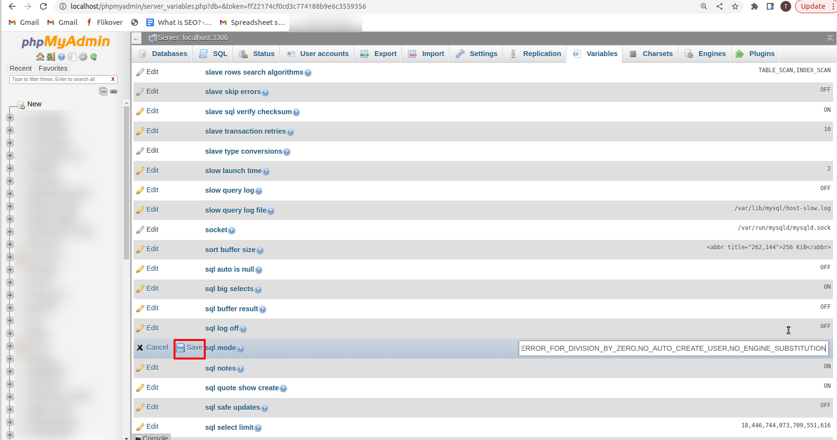 How do i disable only full group by in mysql mysql phpmyadmin