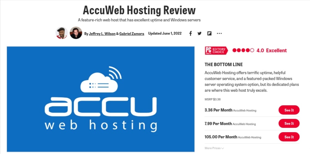 AccuWeb Hosting Review