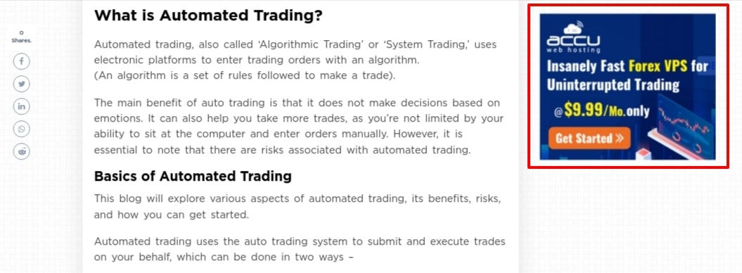 AccuWeb Hosting Sidebar Forex