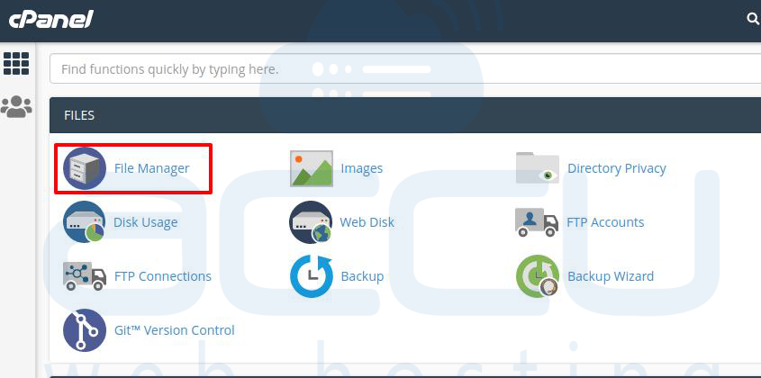 How to access file manager in cpanel? - Knowledgebase - AccuWebHosting