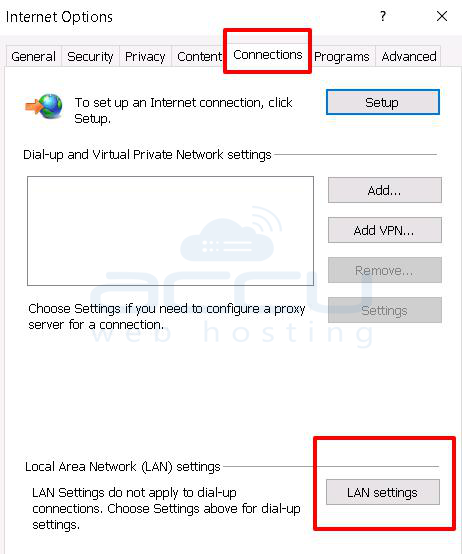 LAN-settings