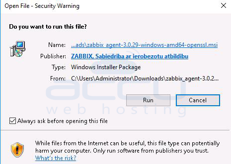 zabbix agent msi deployment