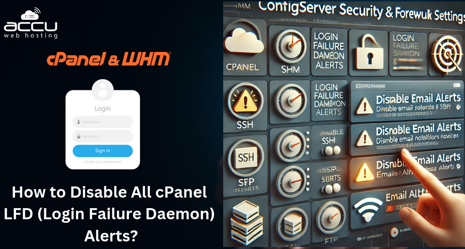 How to Disable All cPanel LFD (Login Failure Daemon) Alerts ...