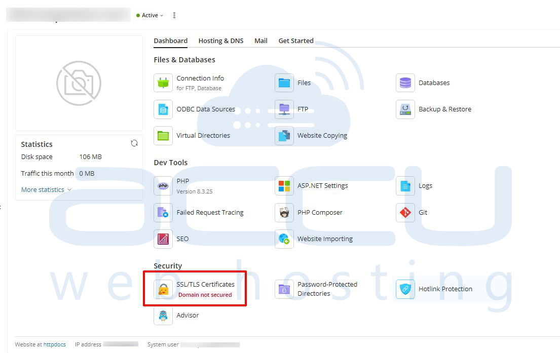 How to generate CSR in Plesk panel? - AccuWebHosting