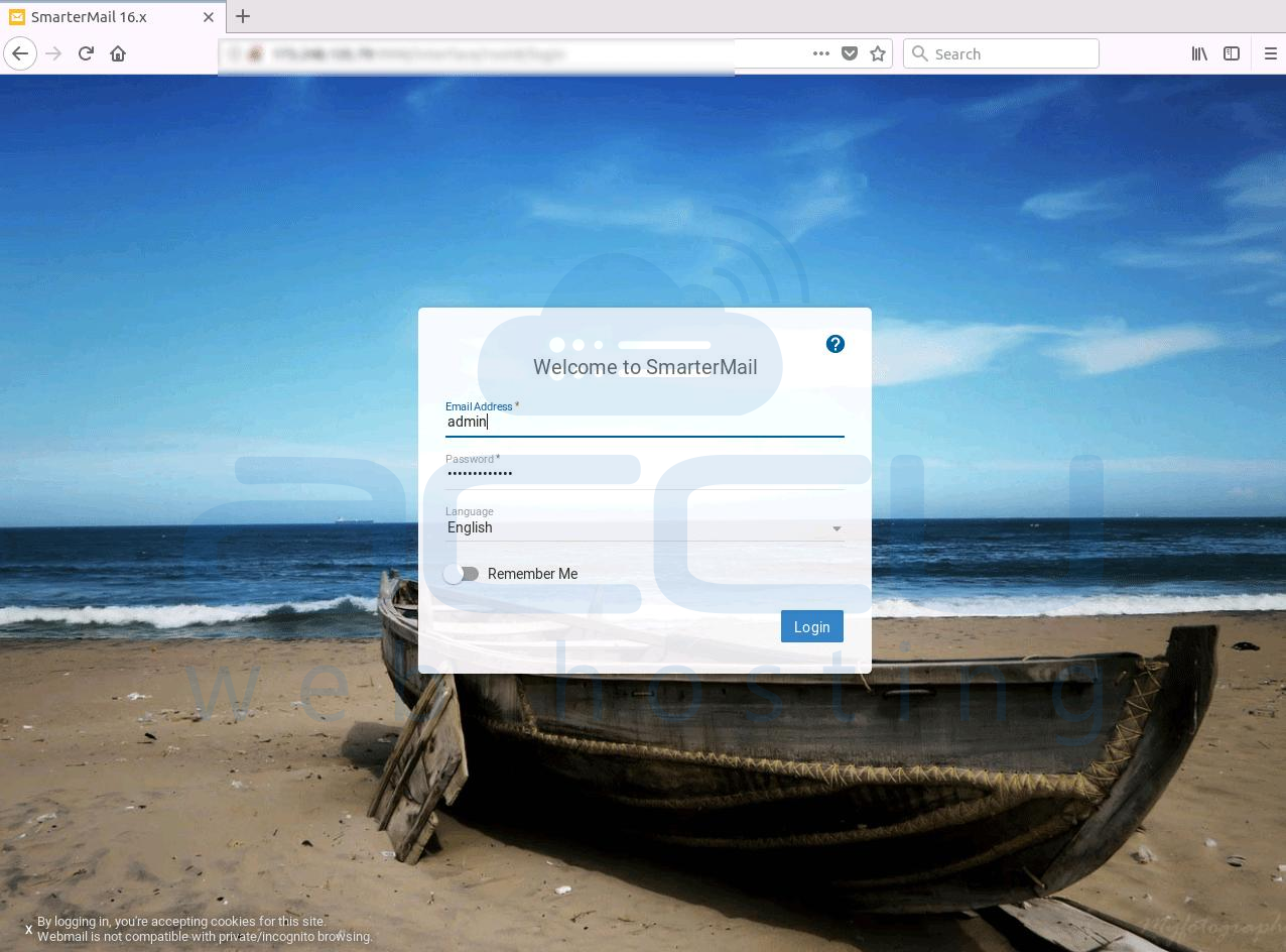 02-login-page-of-smarterMail16-with-details