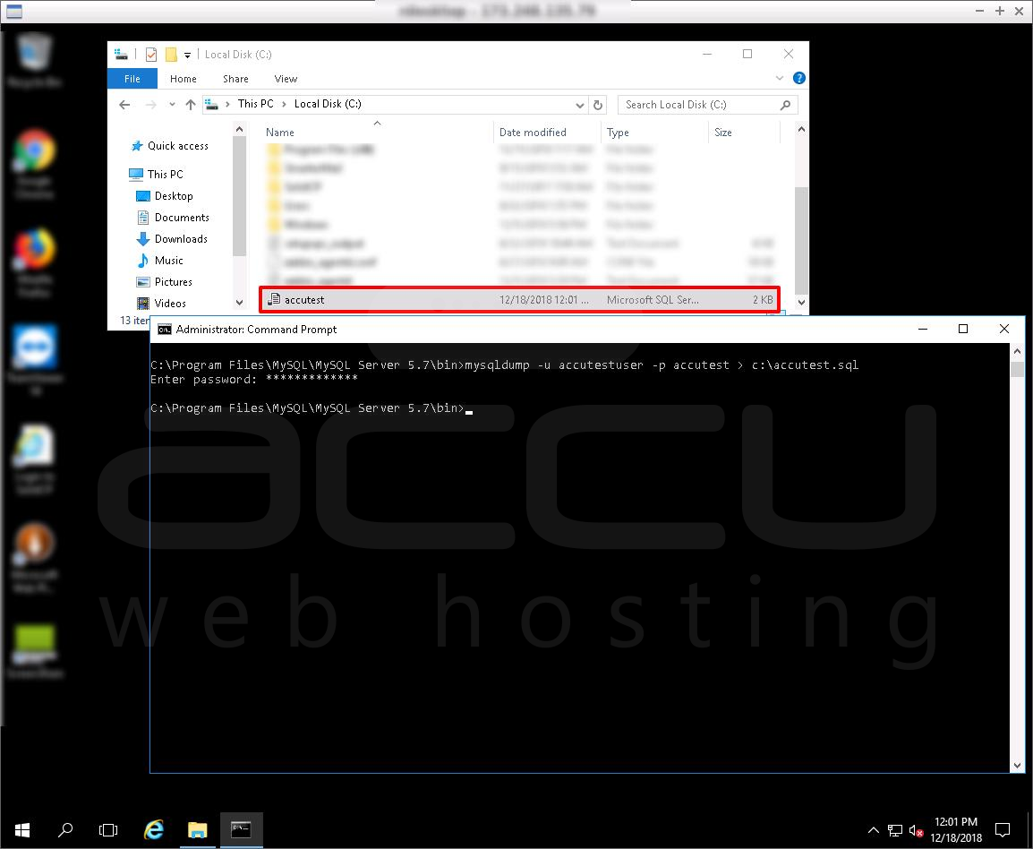 how-to-generate-mysql-backup-dump-from-the-command-line-in-windows-vps-knowledgebase