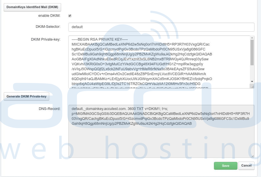 How To Generate Dkim Record In Ispconfig Ispconfig Panel Tutorials Accuweb Help Center 5597