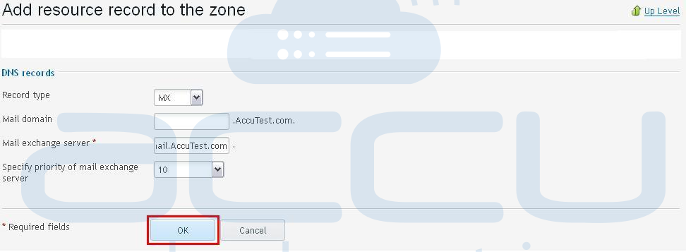 Add MX Record for a Domain Add MX Record for a Domain