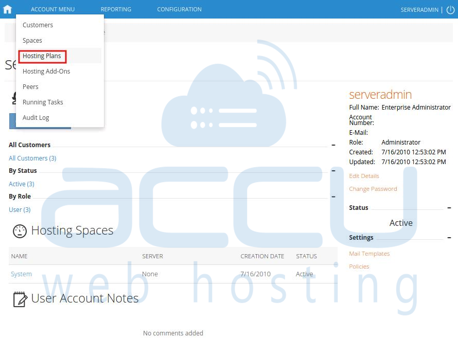 Hosting Plan