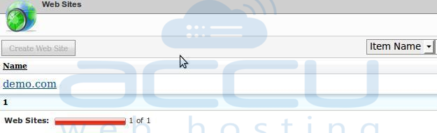 Select Particular Website for Which You Need to Add MIME Type
