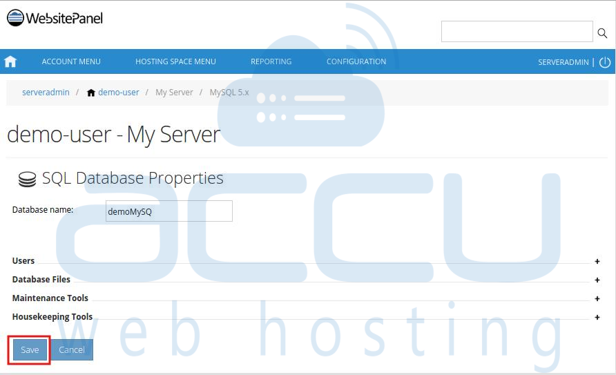 Database Name