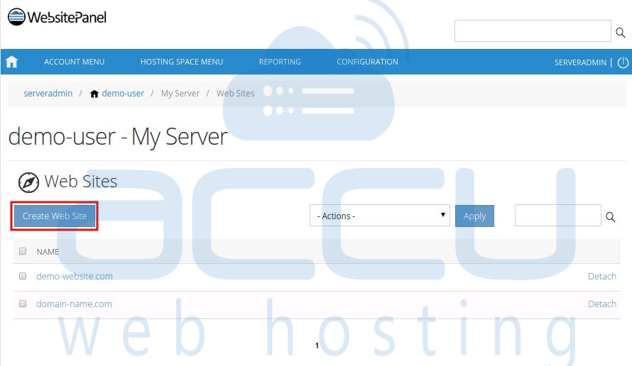 Add Website