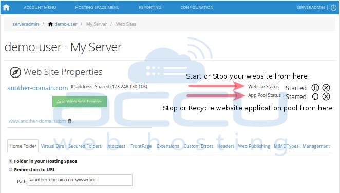 Add Website