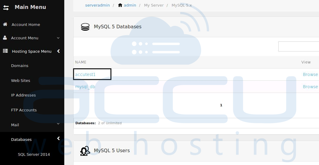 MySQL Database