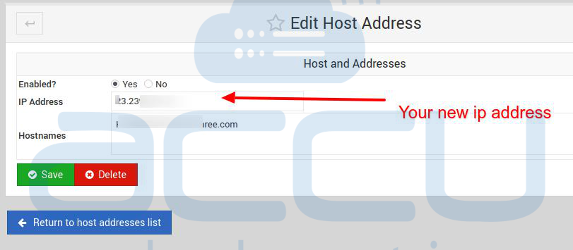 New IP Address