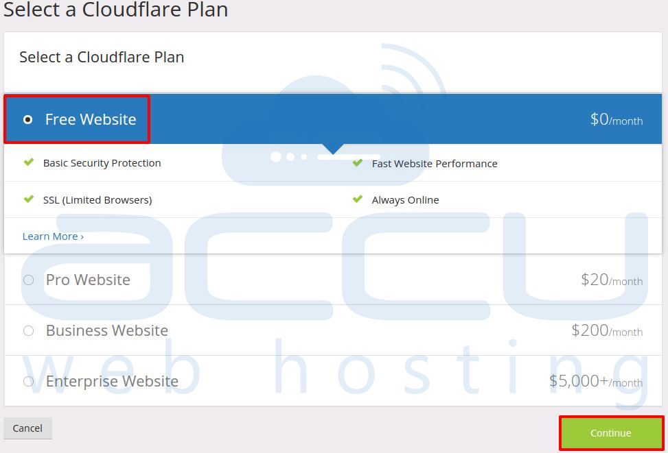 Select Plan