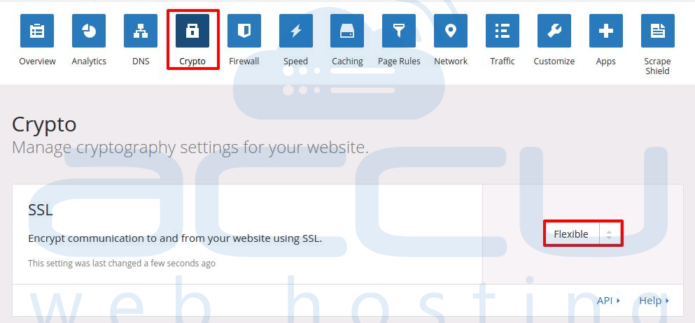 Change SSL Type To Flexible