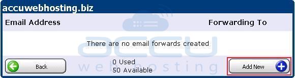 Add a New Email Forwarding