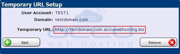 Verify Your Temporary URL Verify Your Temporary URL