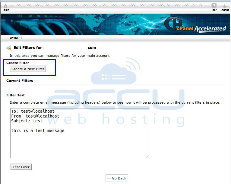 Create a New User Level Filtering