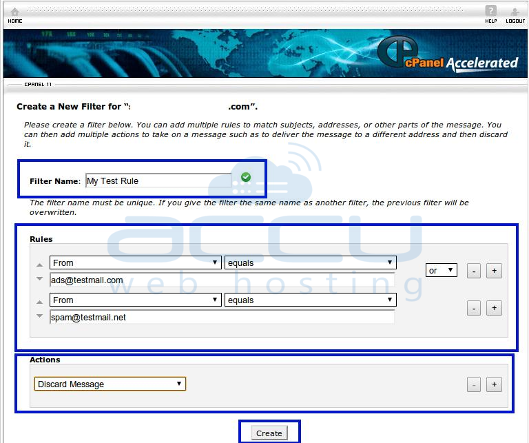Fill All Details to Create User Level Filtering
