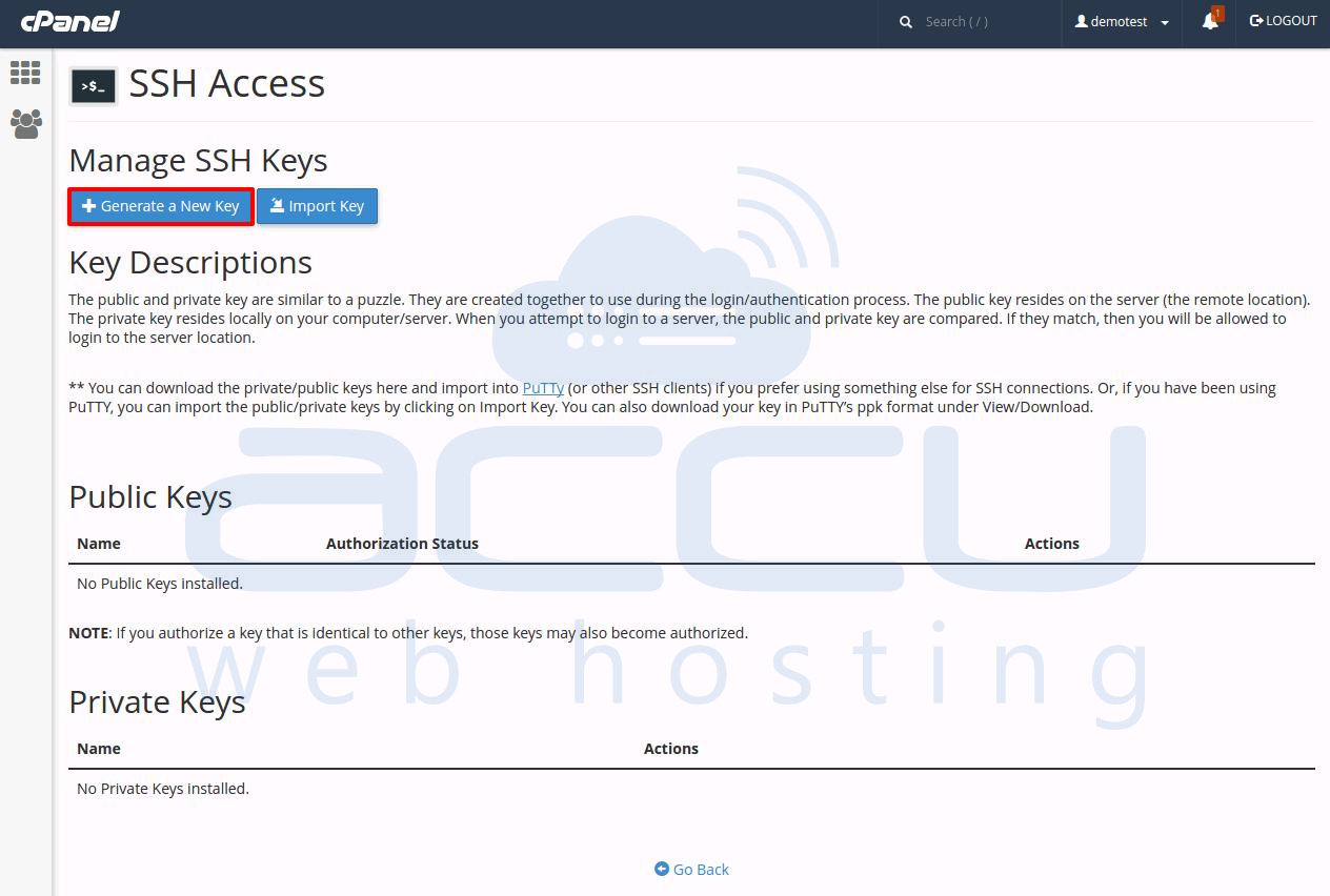 Generate Sftp Key Pair Linux