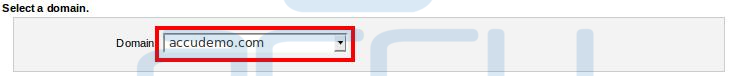 Select a Domain Name for which You Want to Manage DNS Records