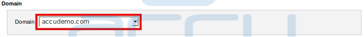 Select a Domain Name from Drop Down to Manage MX Record