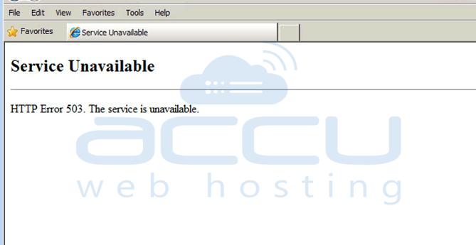 How To Fix Error 503 The Service Is Unavailable In Windows 