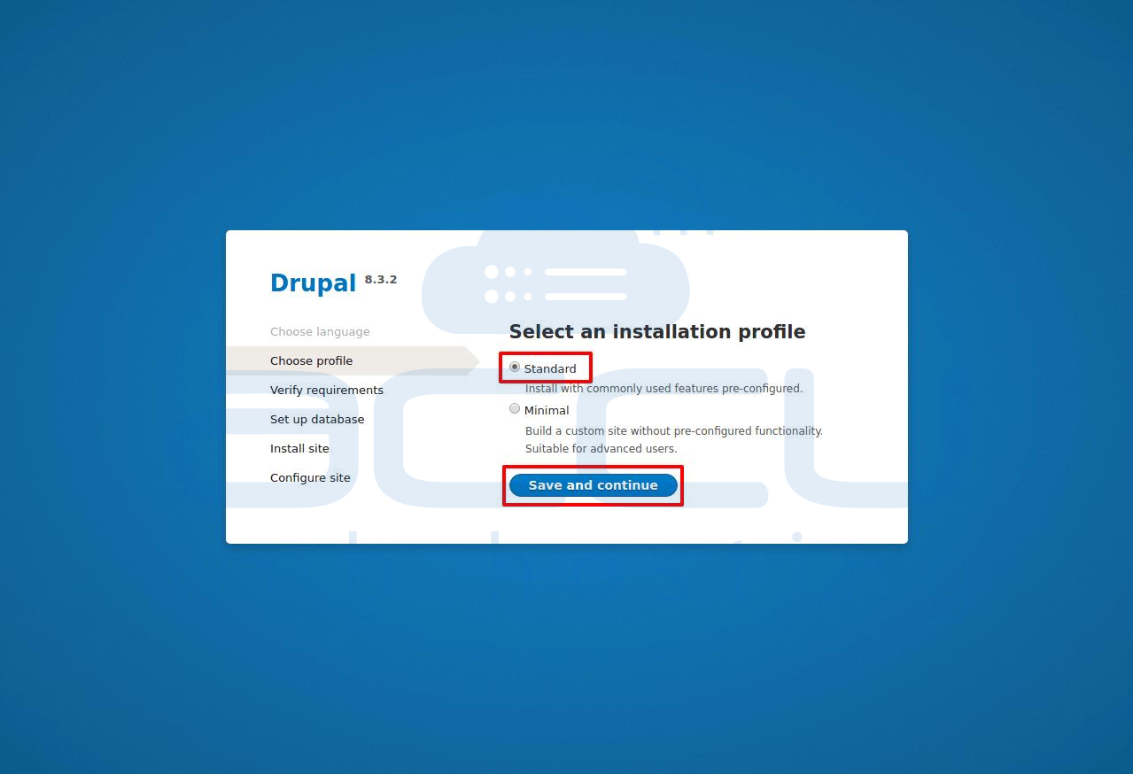 Select Installation Type