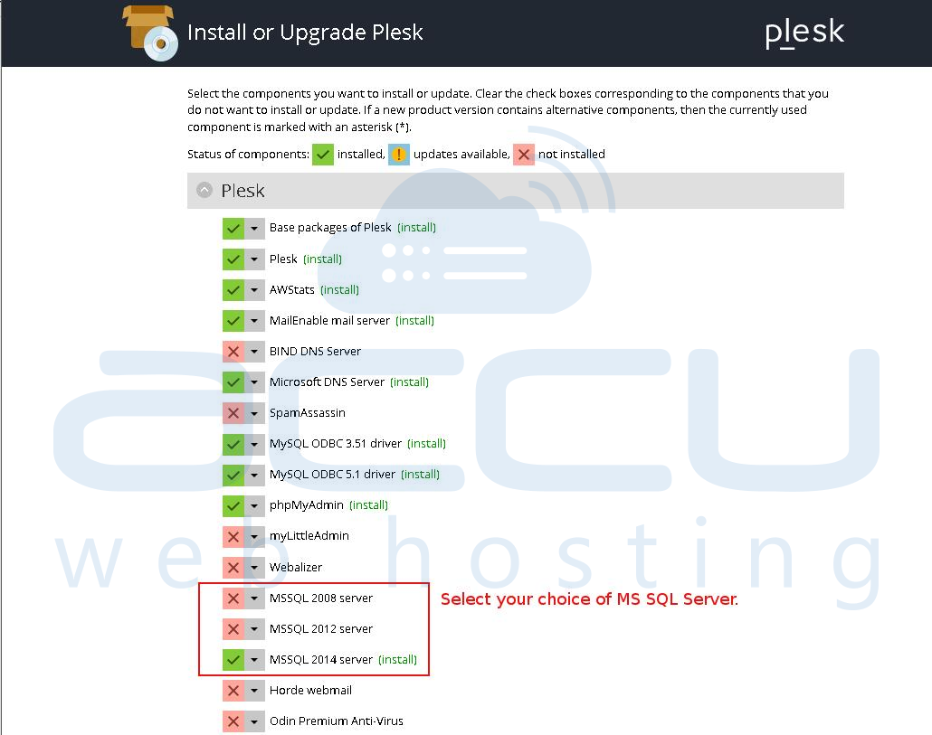 Plesk Components Plesk Components