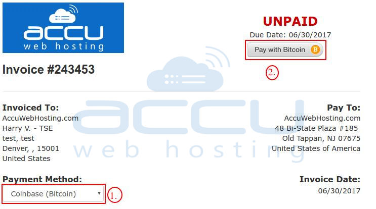 How To Make Payment With Bitcoi!   ns Knowledgebase Accuwebhosting - 