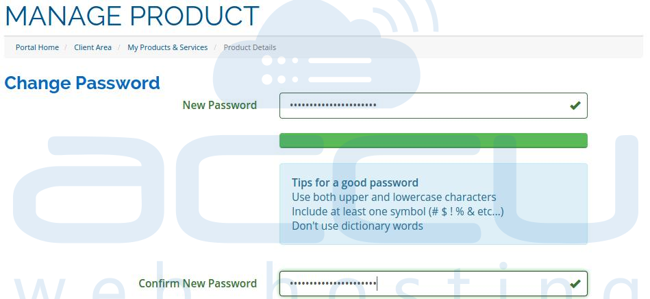 Enter New Password
