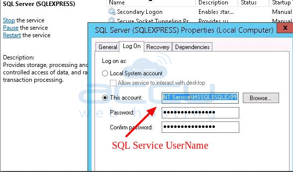 star start sql server 2016 express