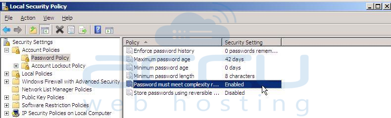 Go to Password Policy Under Group Policy Editor
