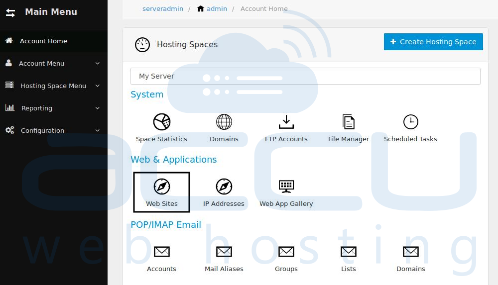 Select Website
